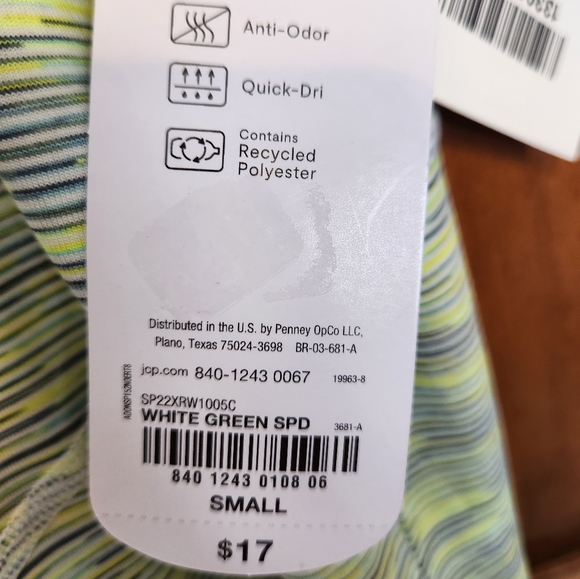 NWT Xersion Anti-Odor Workout Tee.  Size L - Picture 4 of 7